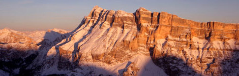 Dolomites winter